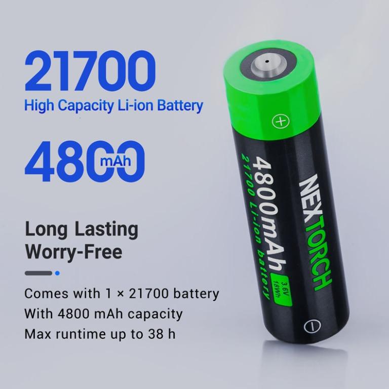 Lampe rechargeable P81 - éclairage blanc - 2600 lumens Nextorch NEX 26