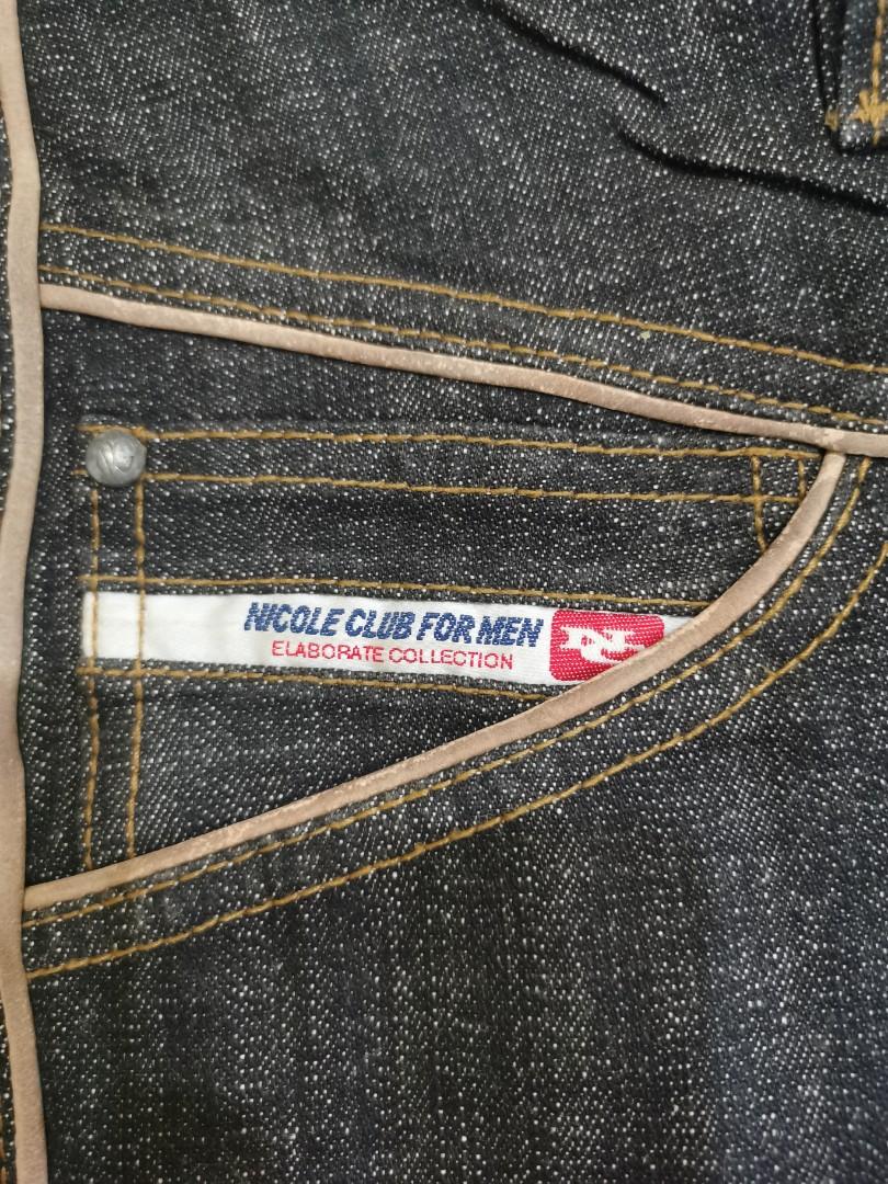 NICOLE CLUB FOR MAN JEANS, Men's Fashion, Bottoms, Jeans on Carousell