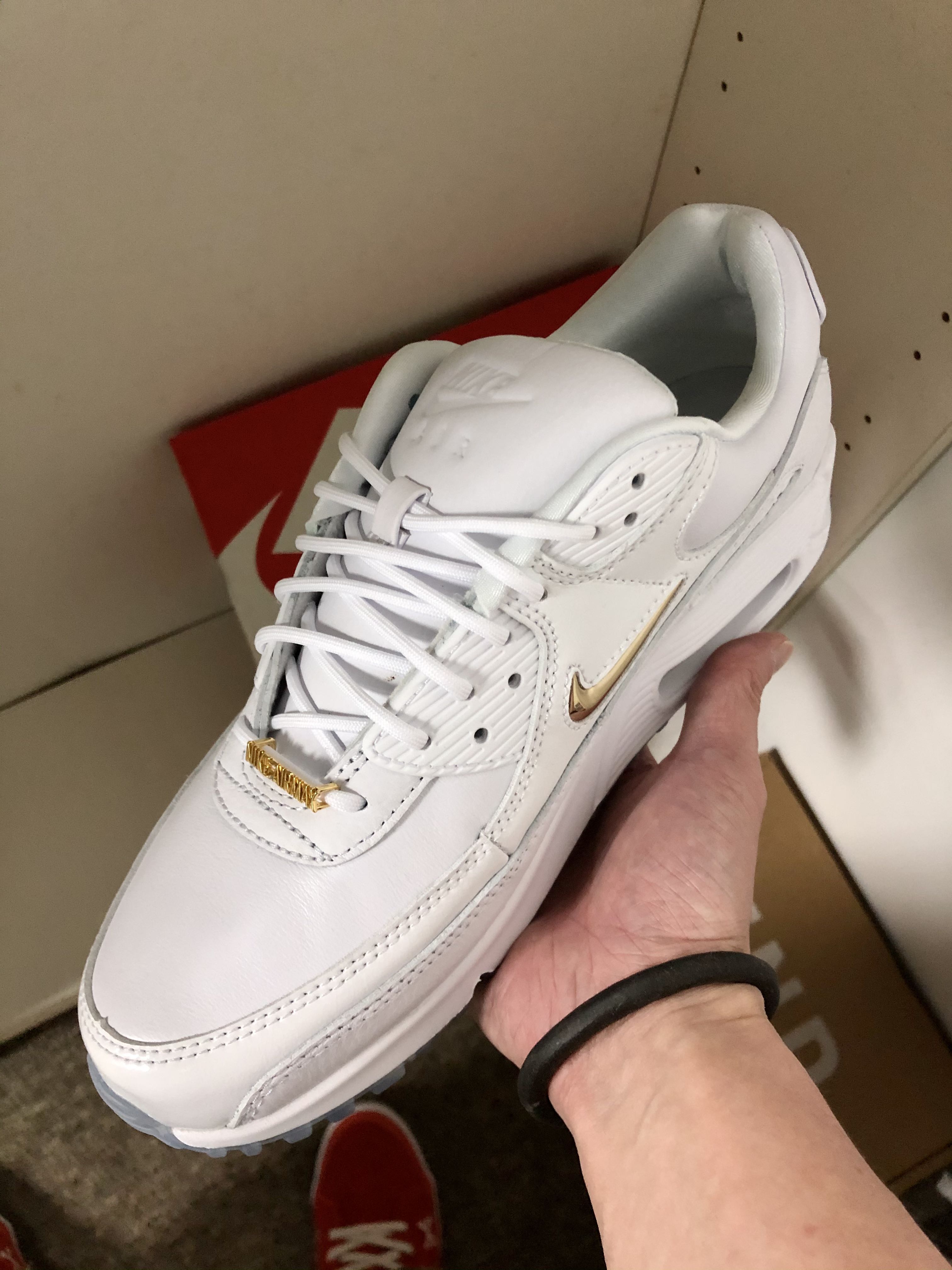 Nike Air Max 90 Pirate Radio White Gold 
