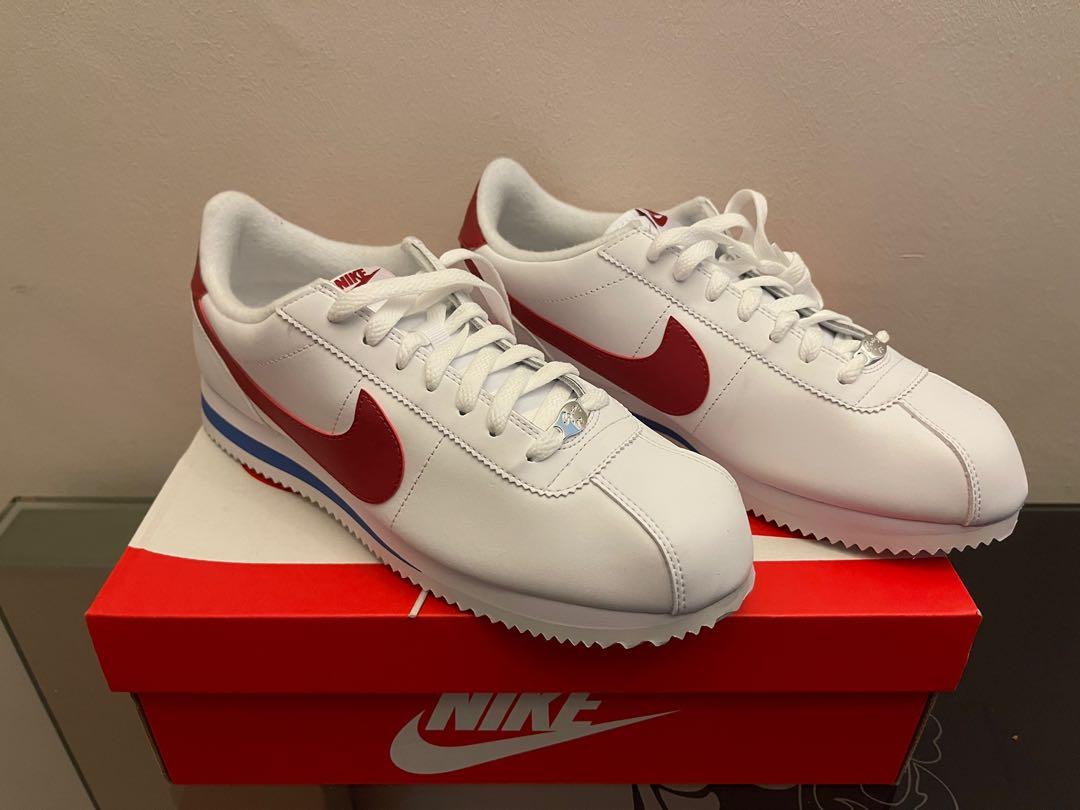 Men's cortez basic leather sneaker clearance