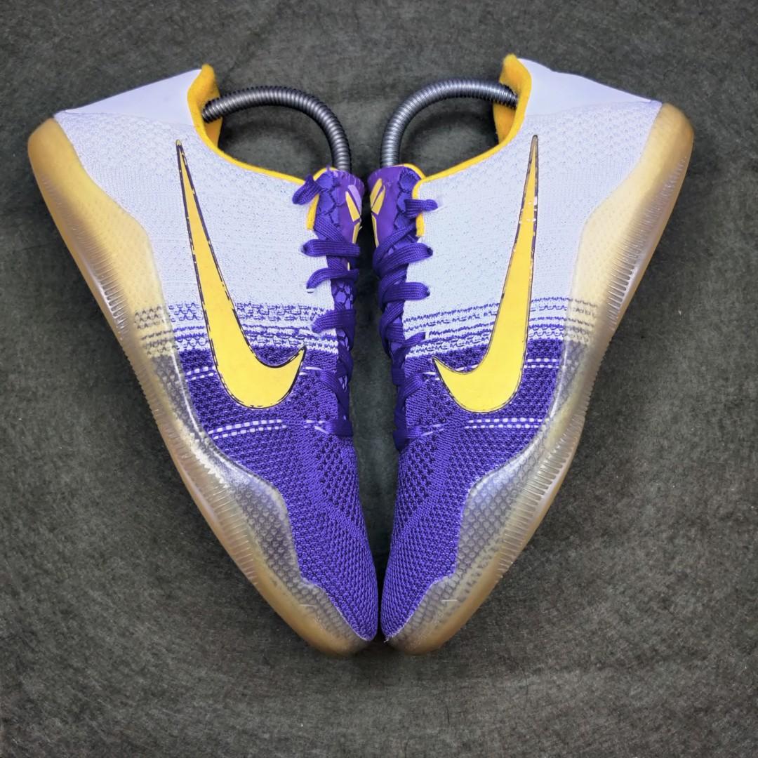 Kobe 11 hotsell purple and yellow