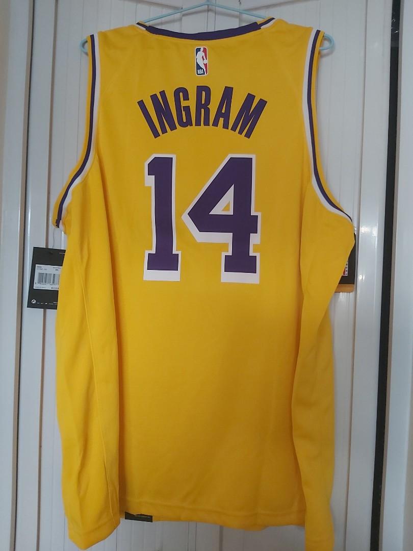 Los Angeles Lakers Brandon Ingram Nike 2017 City Edition Jersey Size 44  Medium