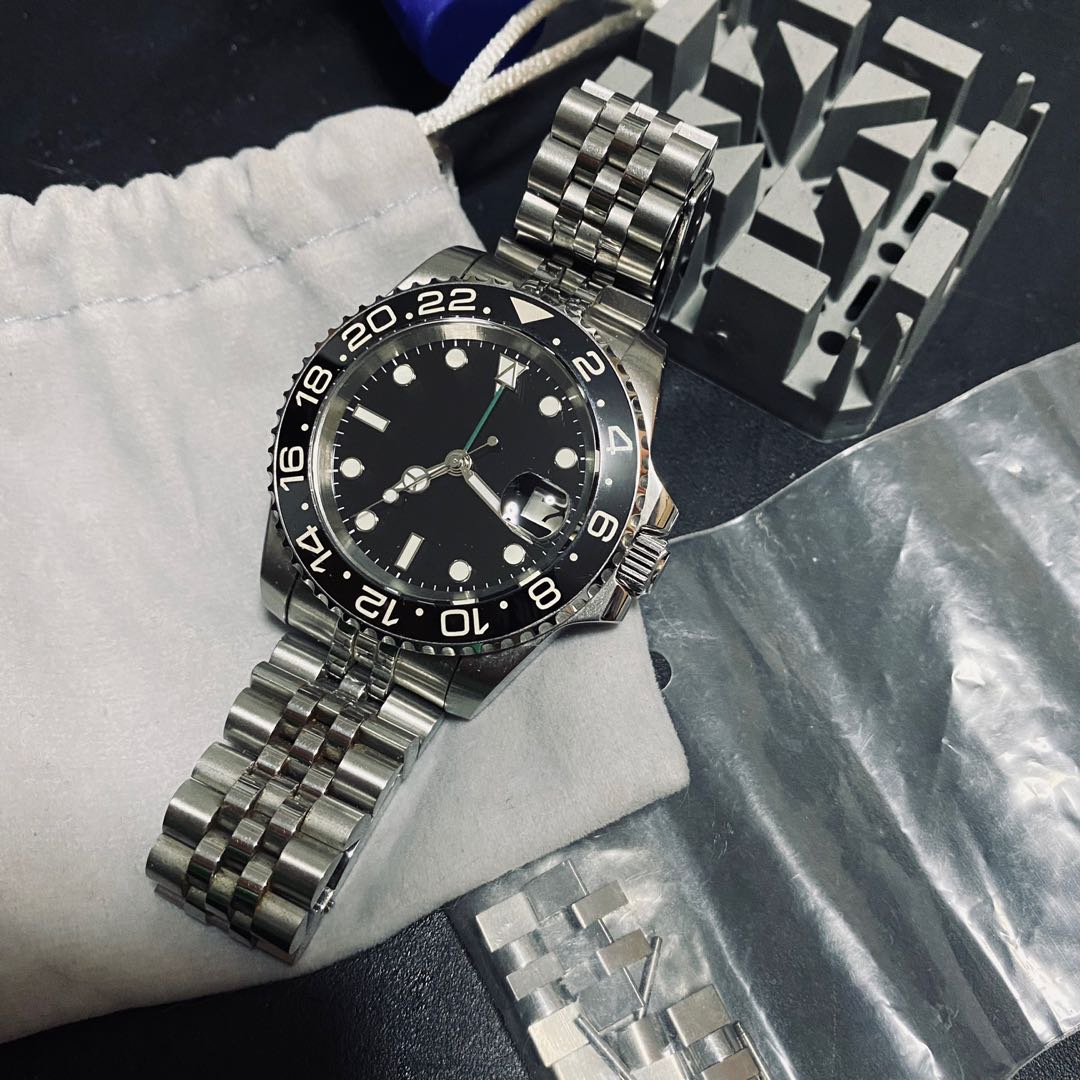 Parnis GMT no logo Mobile Phones Gadgets Wearables Smart