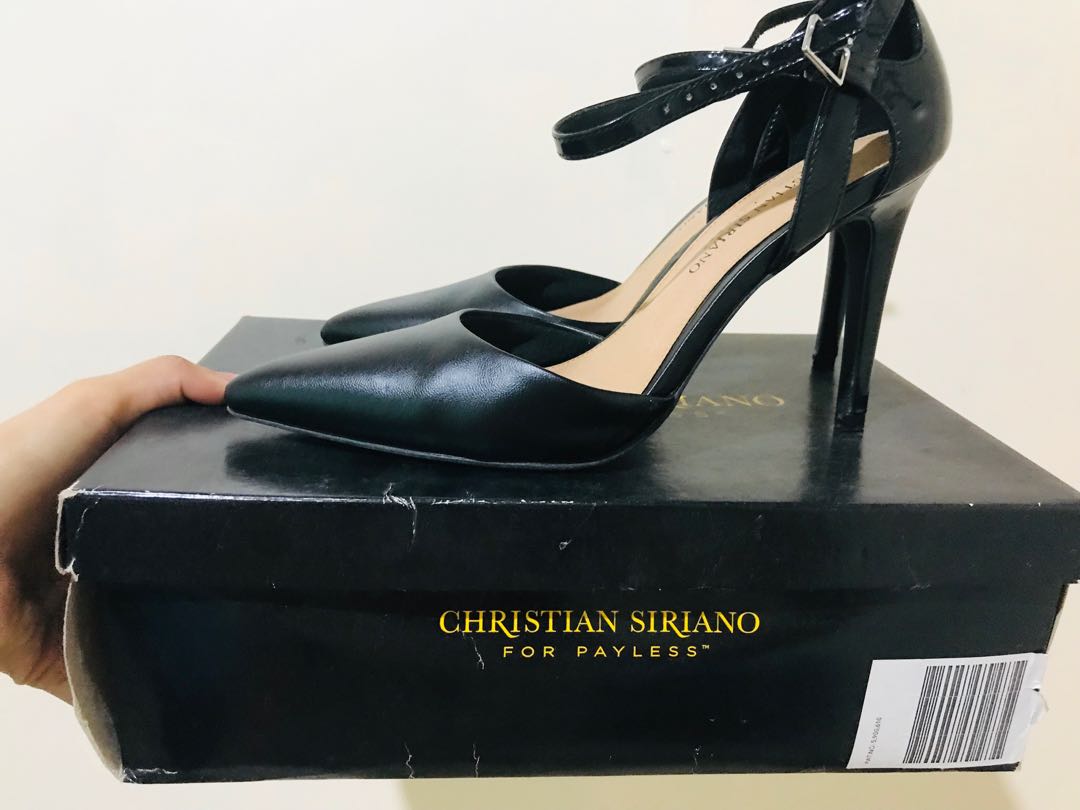 payless black heels