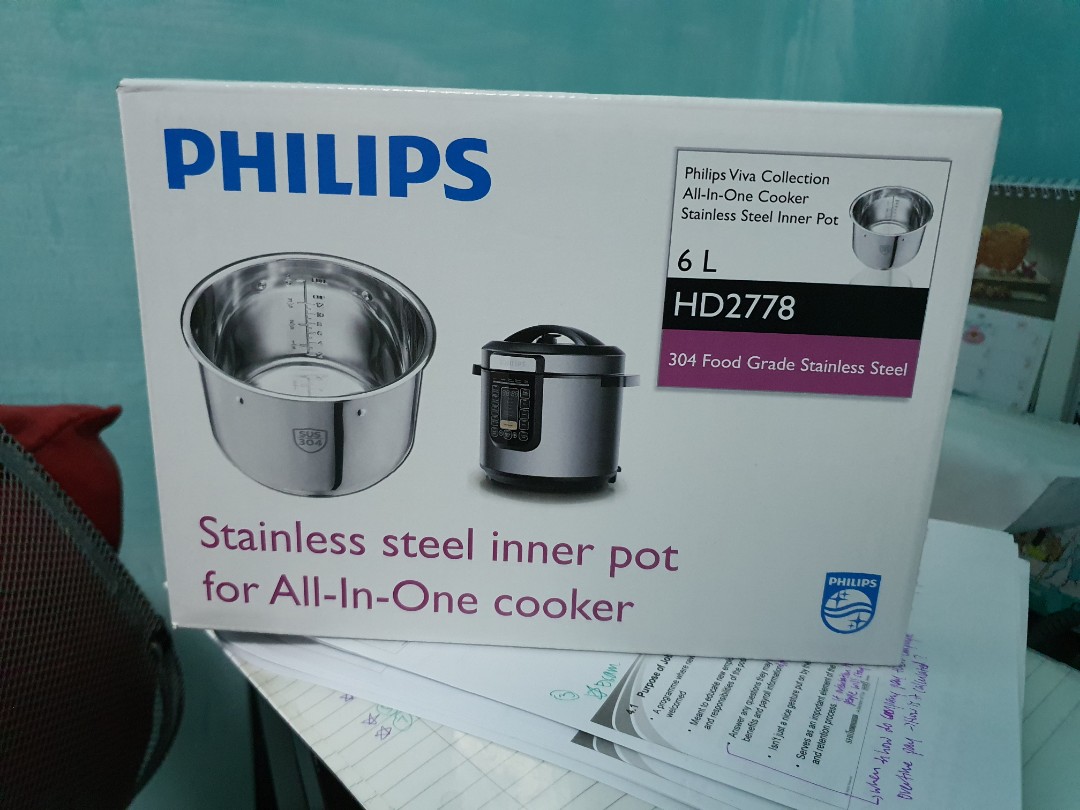 Philips HD2778 Stainless Steel Pot Furniture Home Living Kitchenware Tableware Cookware Accessories on Carousell
