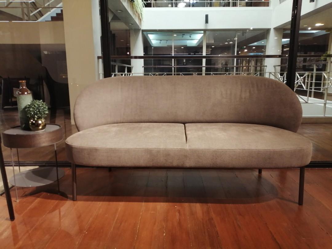 Raku 3Seater Sofa in Fabric, Furniture & Home Living, Furniture, Sofas on Carousell