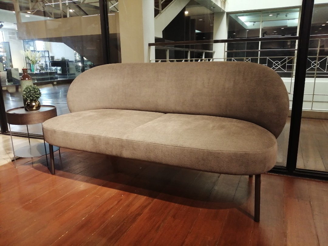 Raku 3Seater Sofa in Fabric, Furniture & Home Living, Furniture, Sofas on Carousell