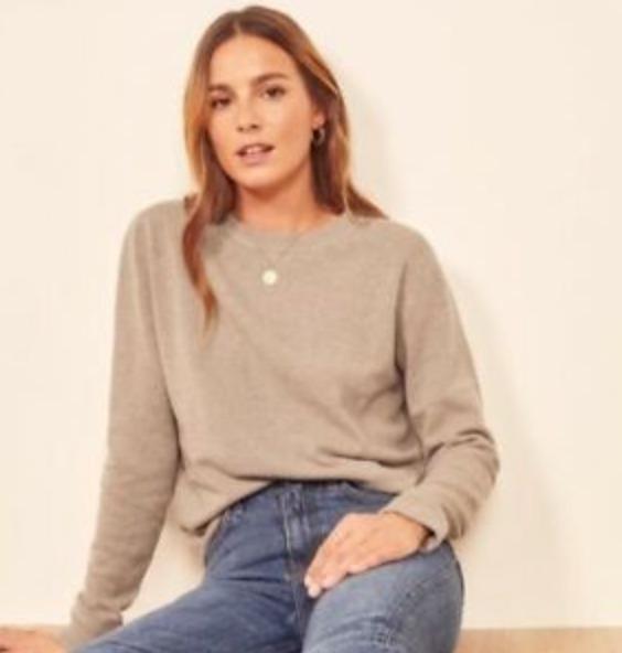 Reformation cashmere hotsell boyfriend sweater
