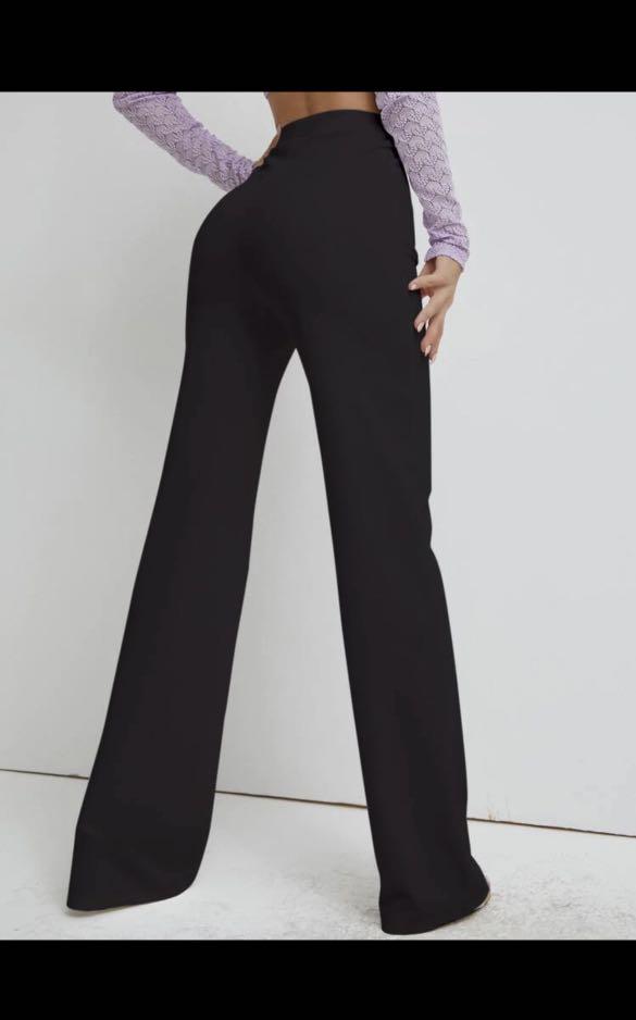 SBetro High Waisted Straight Leg Pants, Women's Fashion, Bottoms, Other  Bottoms on Carousell