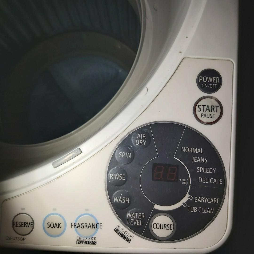 Sharp Automatic Washing Machine, TV & Home Appliances, Washing Machines