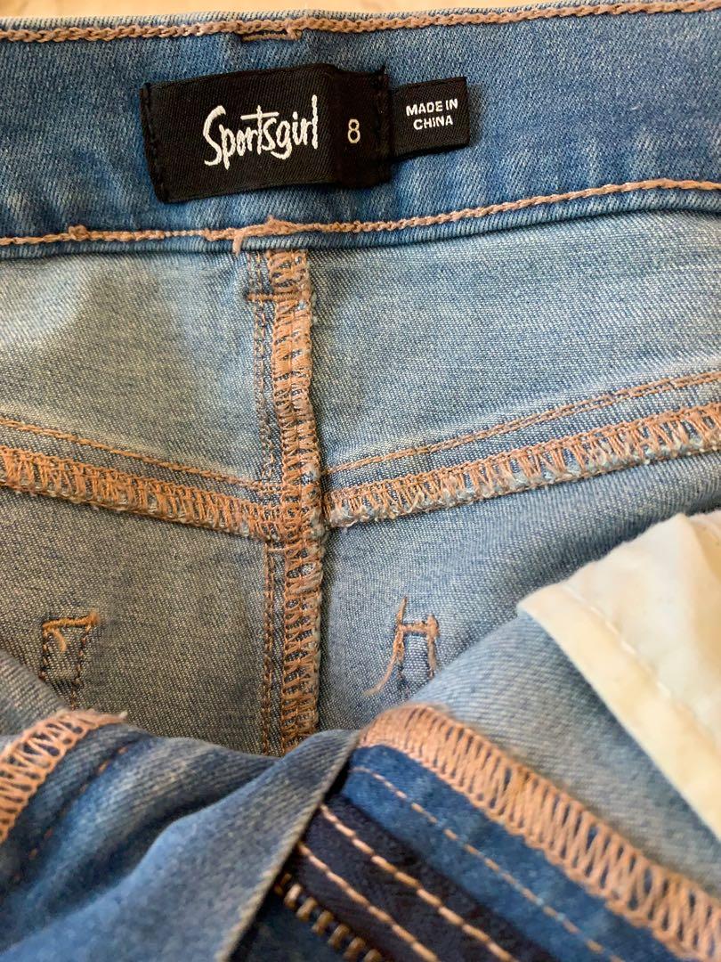sports girl jeans
