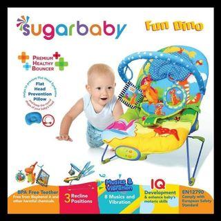 Sugar Baby Fun Dino Musical Deluxe Bouncer