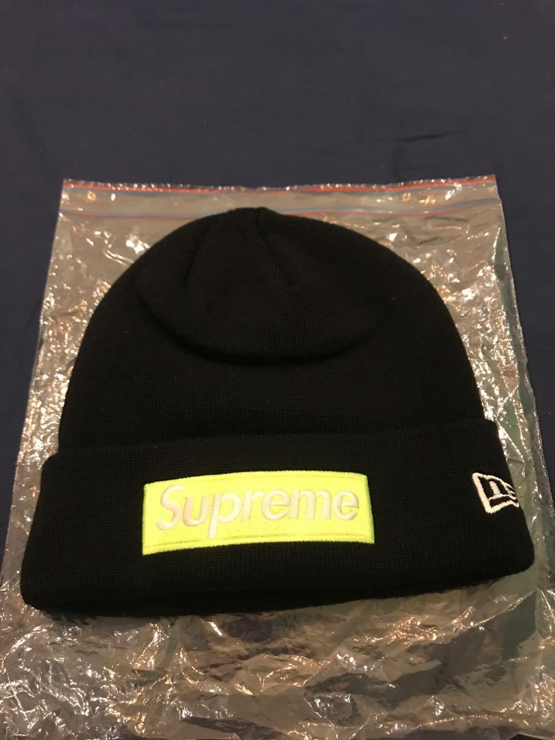 Supreme New Era Box Logo Beanie "Black"