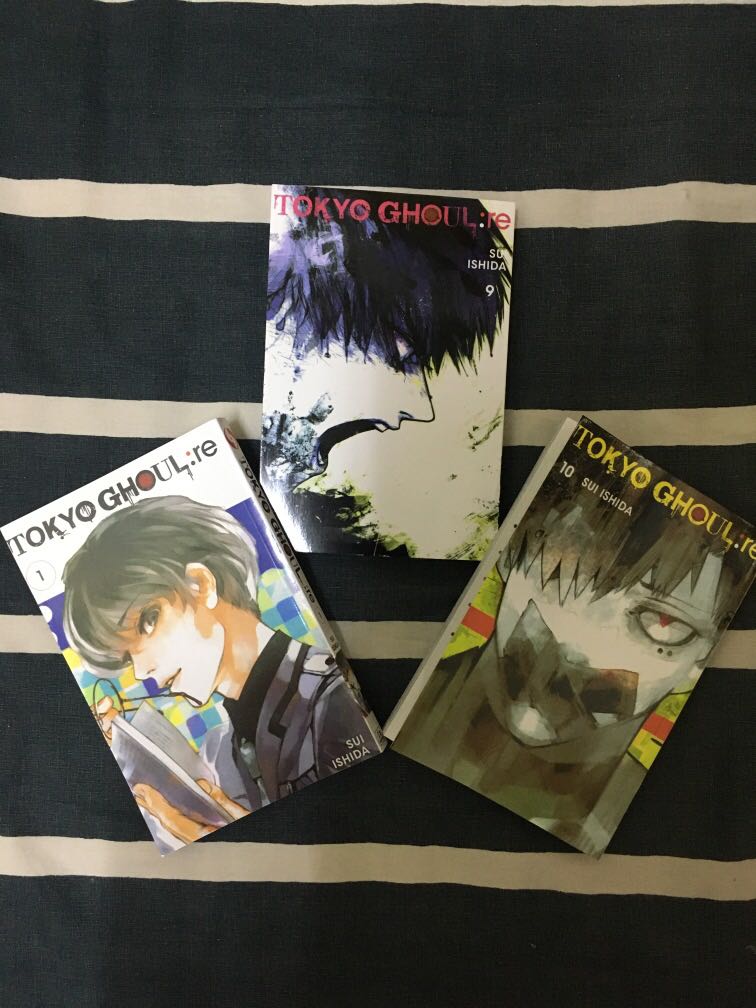 Tokyo Ghoul Re Vol 1 9 10 Books Stationery Comics Manga On Carousell