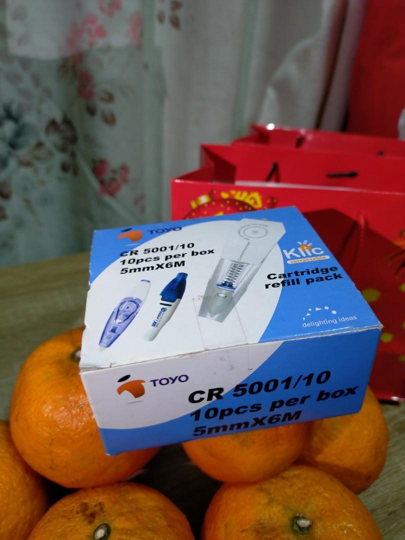 TOYO Correction Tape Refill, Books & Stationery, Stationery on Carousell