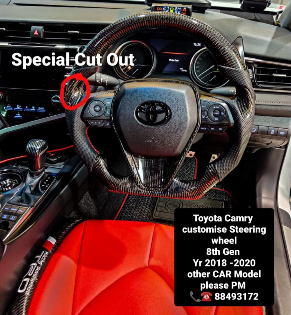 Toyota camry carbon fiber steering wheel deals