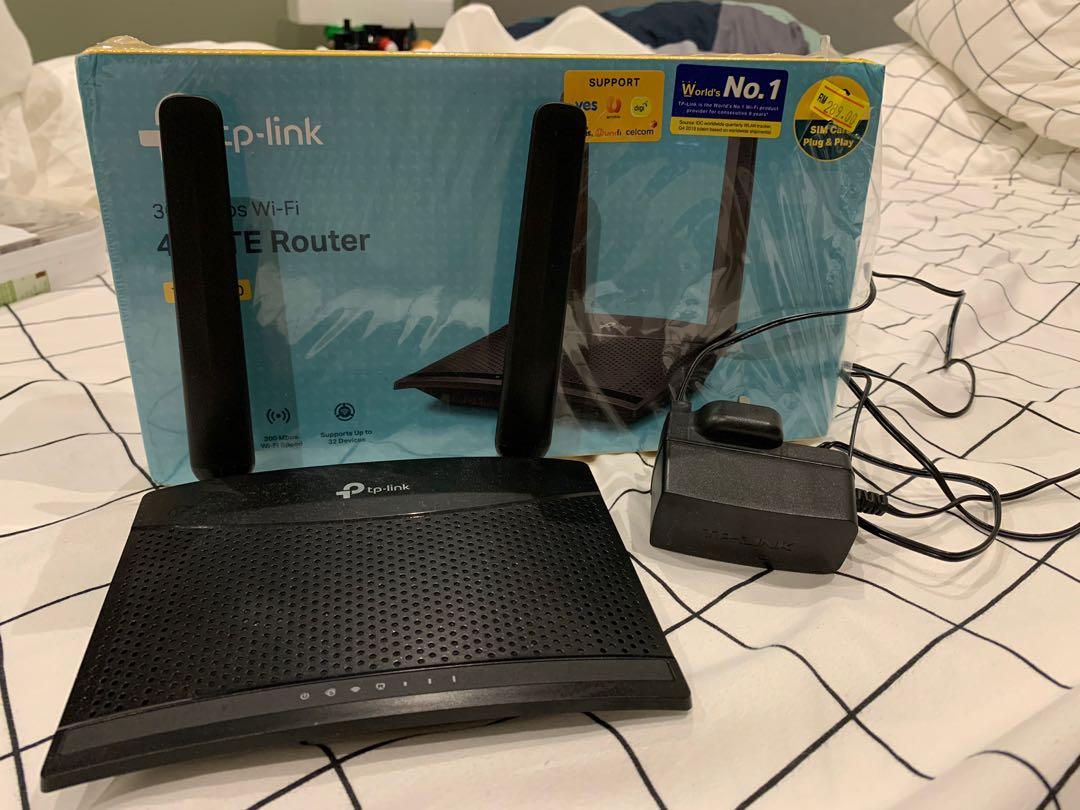 Tp Link 4g Lte Router Tl Mr100 Electronics Others On Carousell