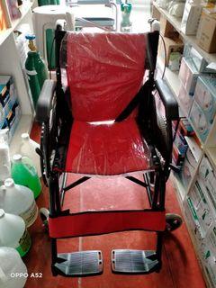 Travel wheelchair lightweight Red