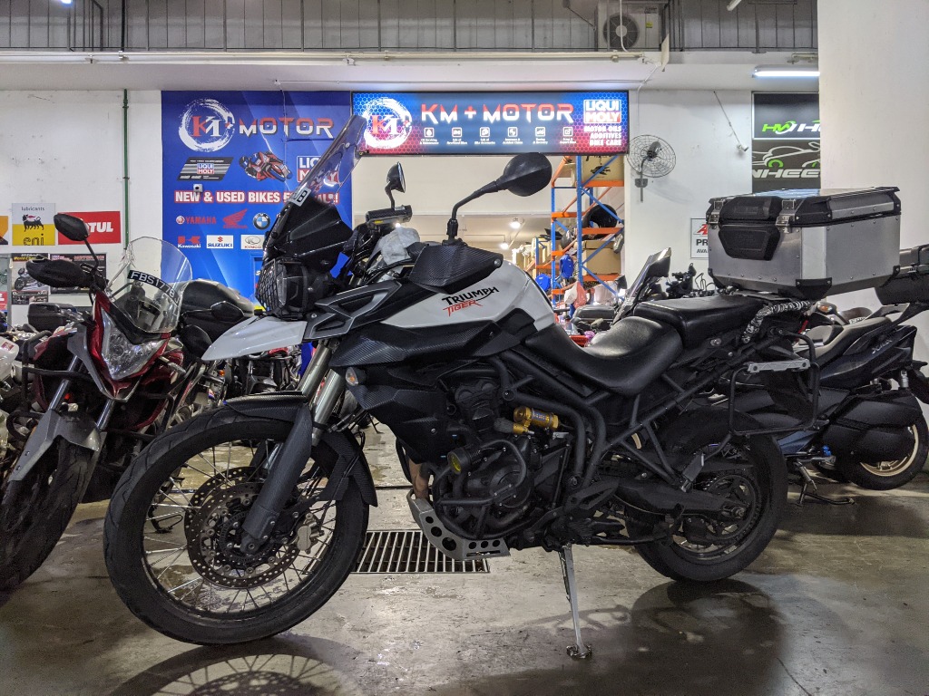 Triumph tiger shop 800 bhp