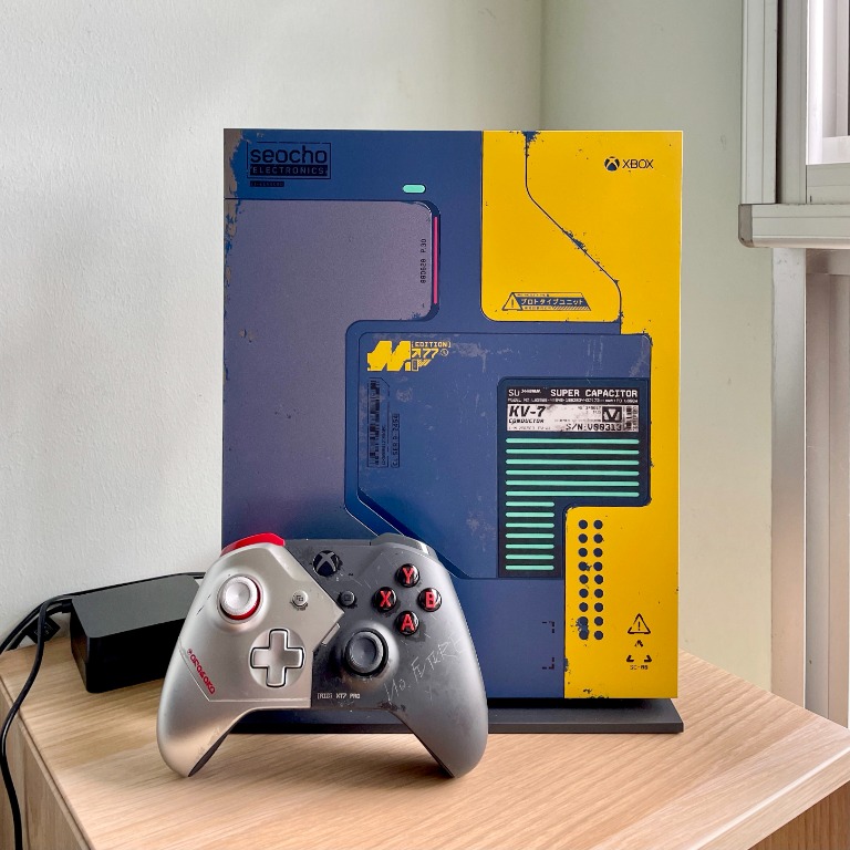 Used Xbox One X Cyberpunk 2077 Limited Edition for S450, Video Gaming