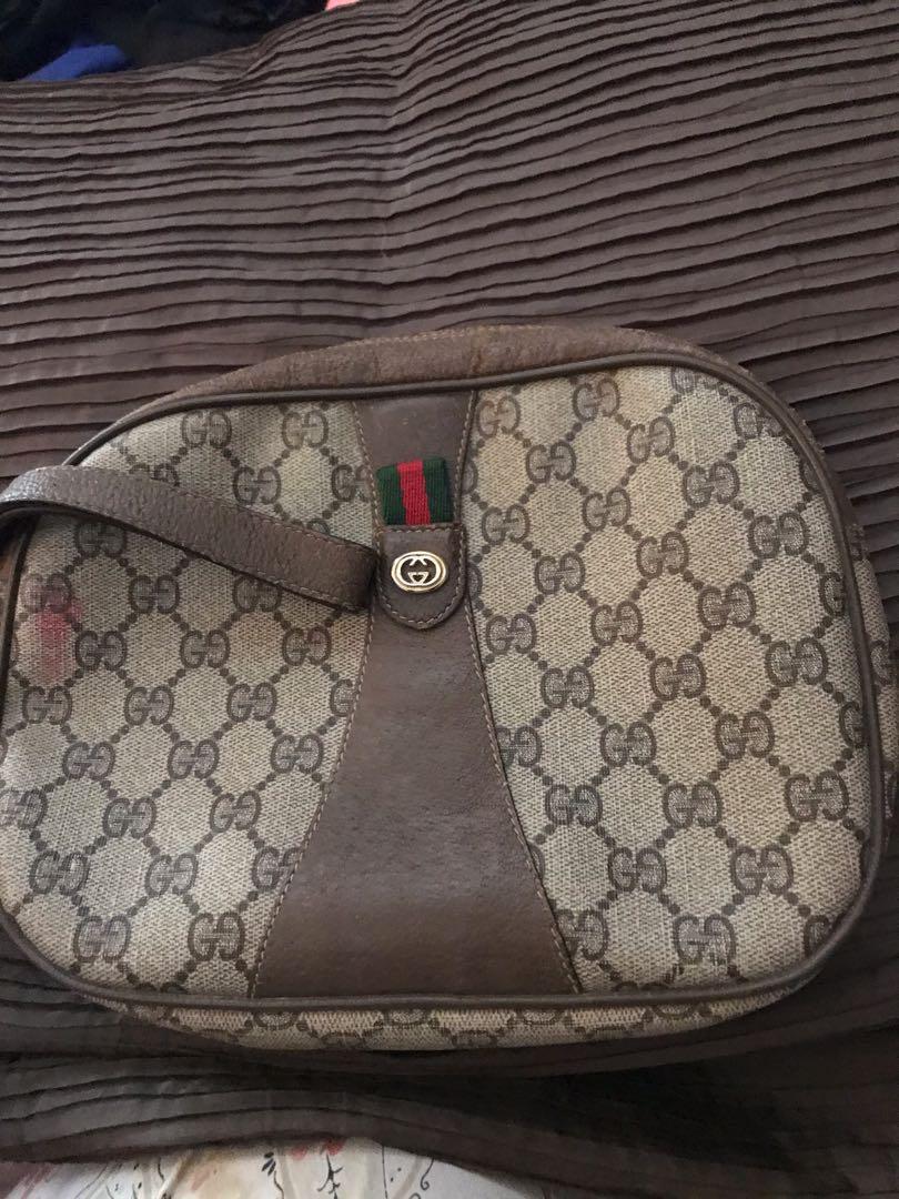 Vintage Gucci ykk zipper, Women's Fashion, Bags & Wallets, Clutches on