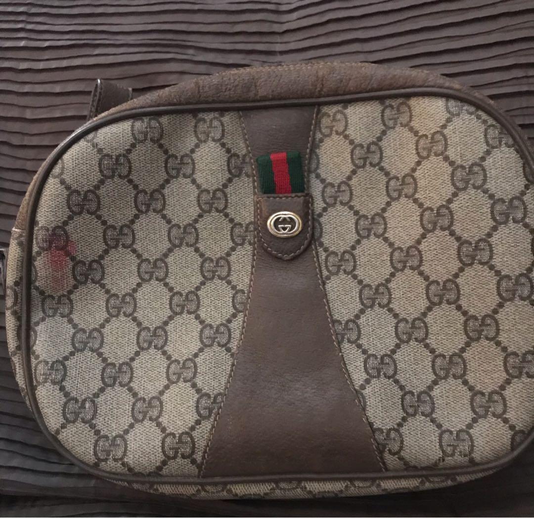 Vintage Gucci ykk zipper, Women's Fashion, Bags & Wallets, Clutches on