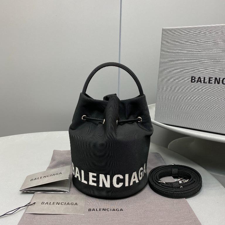 Balenciaga wheel xs drawstring bucket bag new arrivals
