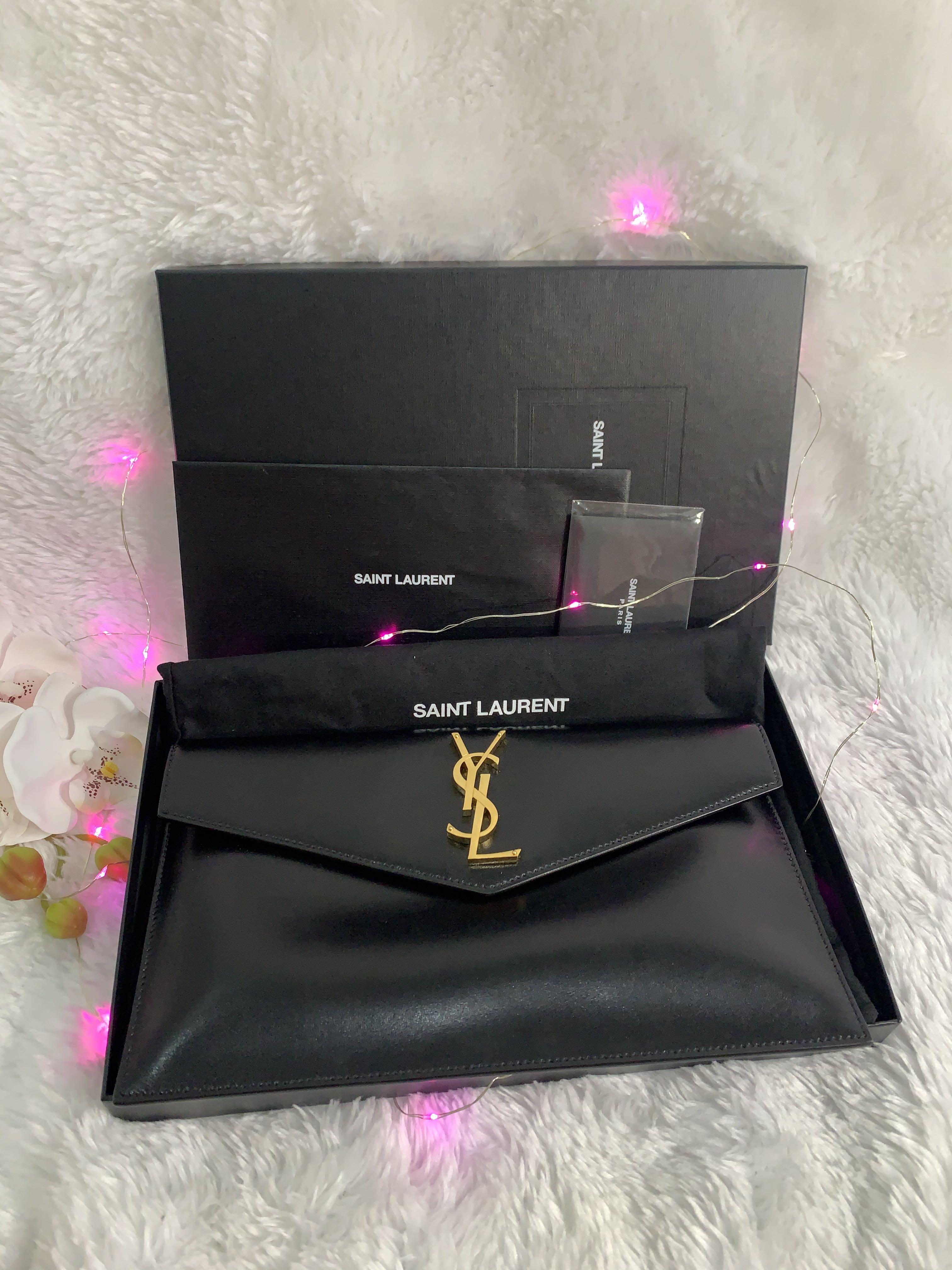 yves saint laurent uptown clutch