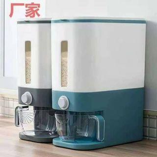 12kg Rice Dispenser and Storage with measuring cup