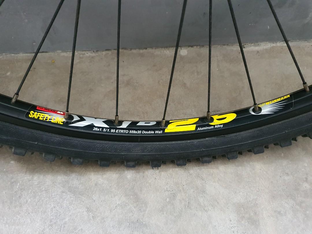26er Joytech Wheelset, Sports Equipment, Bicycles & Parts, Bicycles on ...