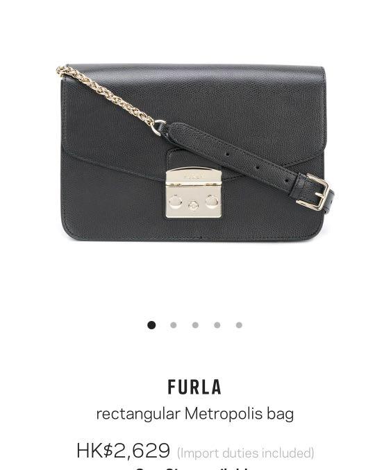 Furla rectangular metropolis bag sale