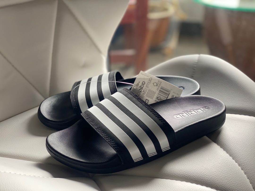 ADIDAS ADILETTE COMFORT SLIDES UK 5, Men's Fashion, Footwear, Flipflops and  Slides on Carousell