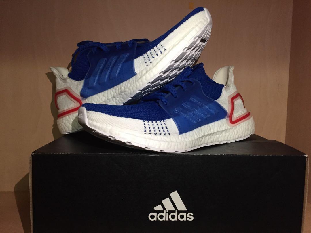 Ultraboost 19 white blue cheap