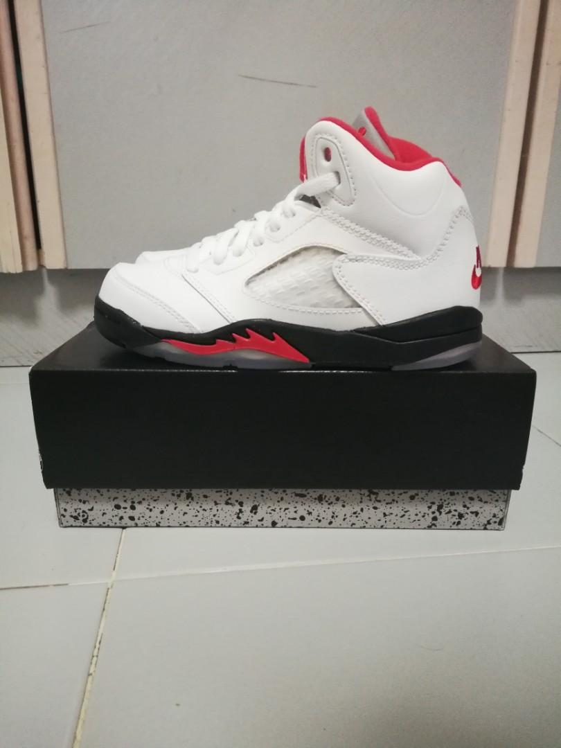 jordan 5 fire red ps