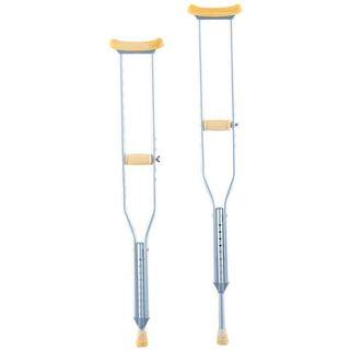 Aluminum Adjustable Crutches Pair ADULT
