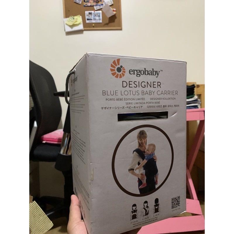 Authenthic Ergo Baby Blue Lotus Designer Baby Carrier Babies Kids Going Out Carriers Slings on Carousell