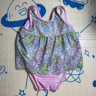 Baby girl swimsuit 12 month flower swimwear baju renang bunga-bunga bayi anak perempuan 12 bulan atau 1 tahun