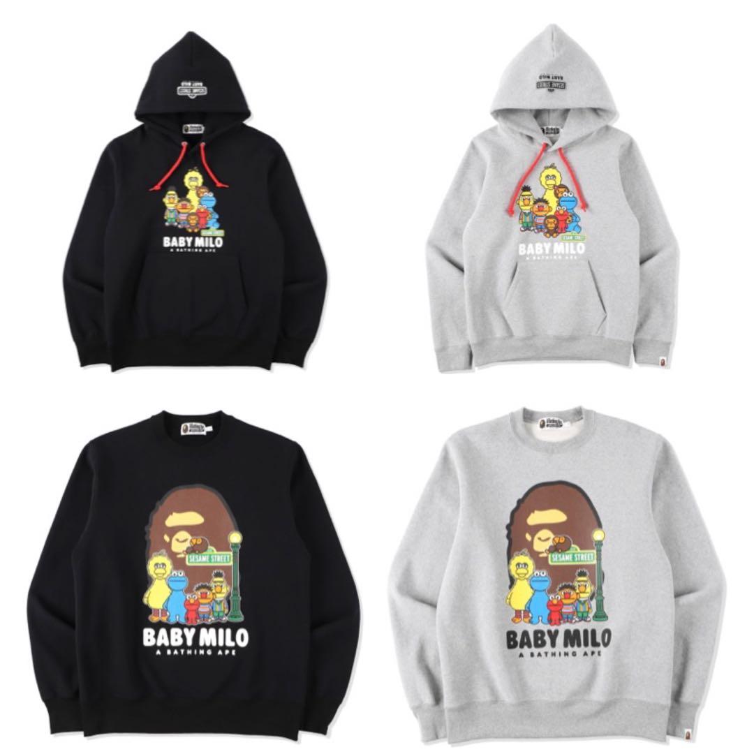 Bape x Sesame Street hoodie crewneck