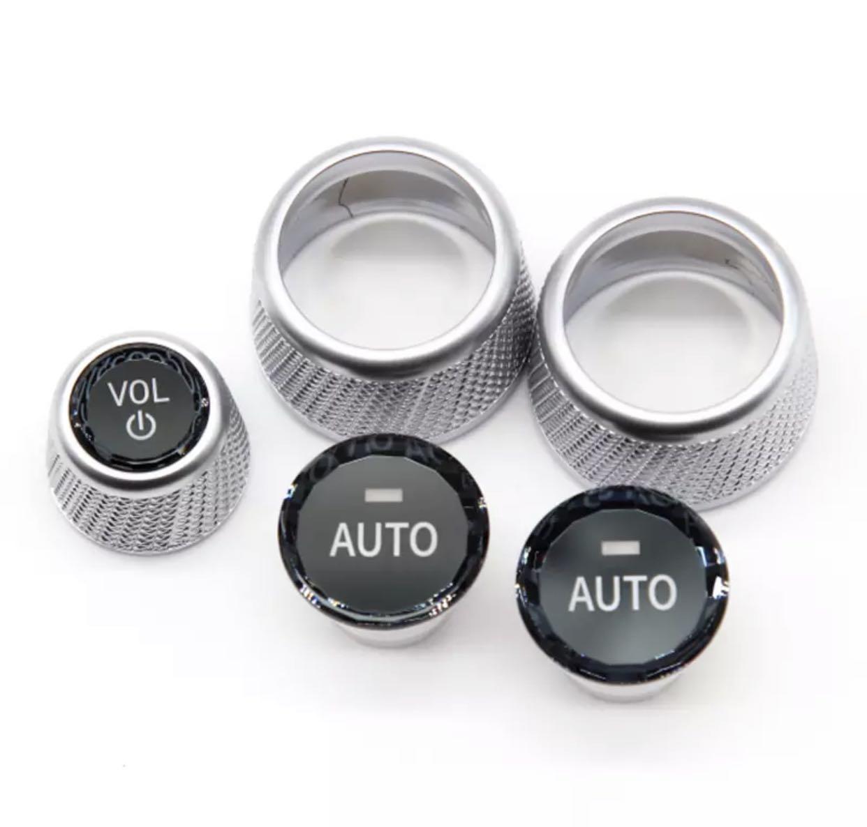 BMW Air Conditioning Button Replacement Trim and Volume Control Knob