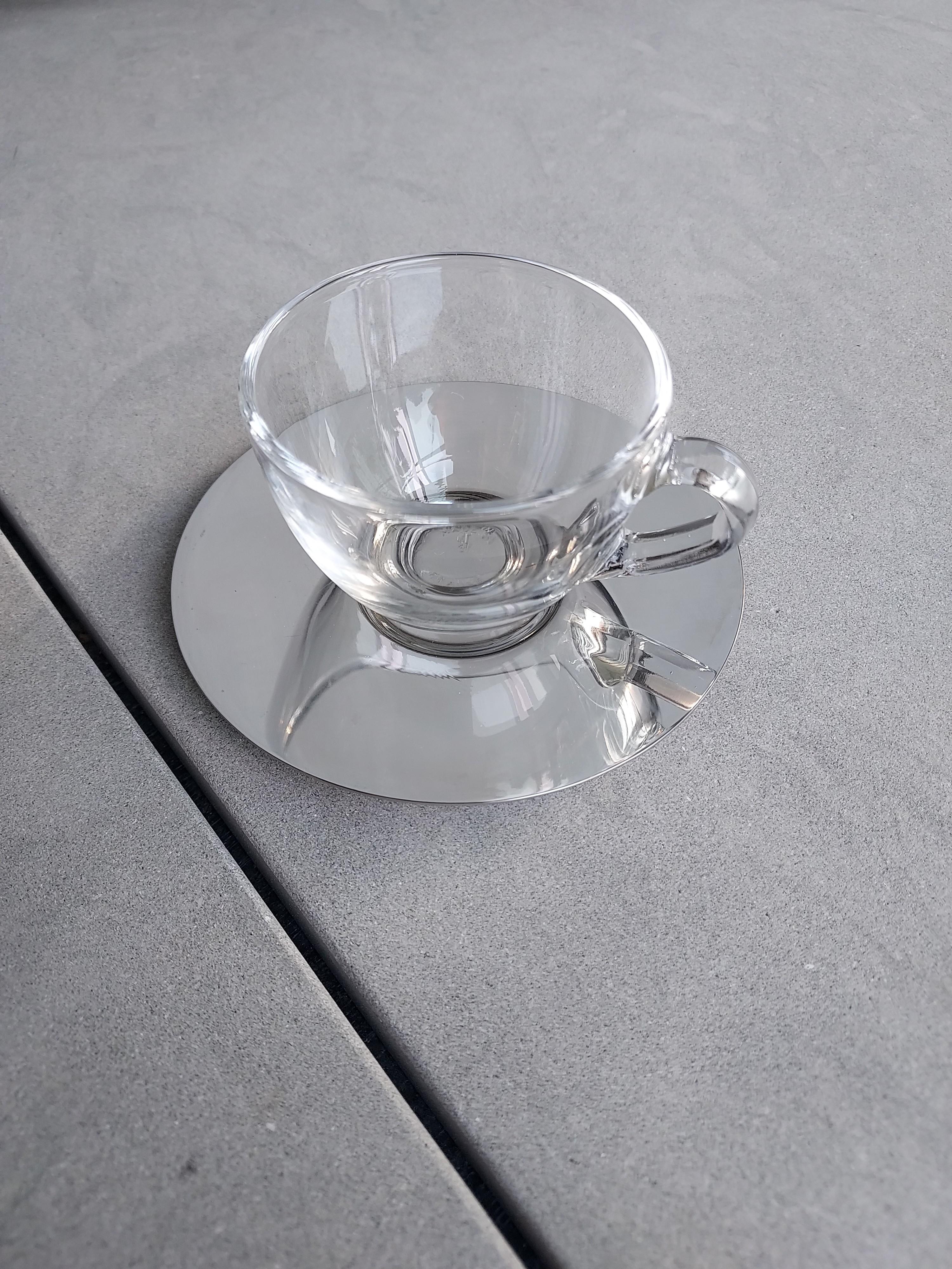 Bodum Espresso Cups with saucers ( set of 4), Furniture & Home Living