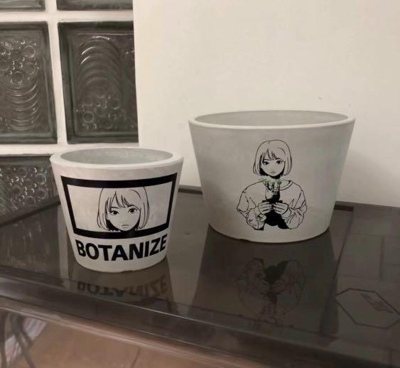 BOTANIZE × Backside works. プラ鉢 Sサイズ