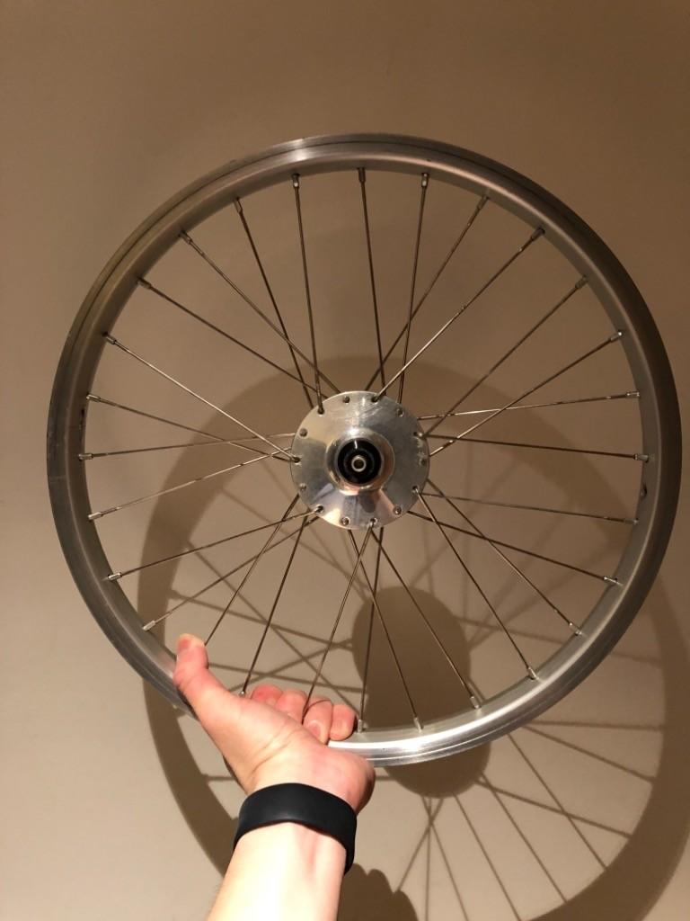 SON dynamo hub front wheel set Light for Brompton