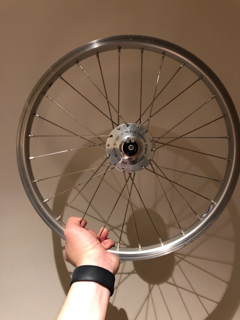 dynamo hub front wheel