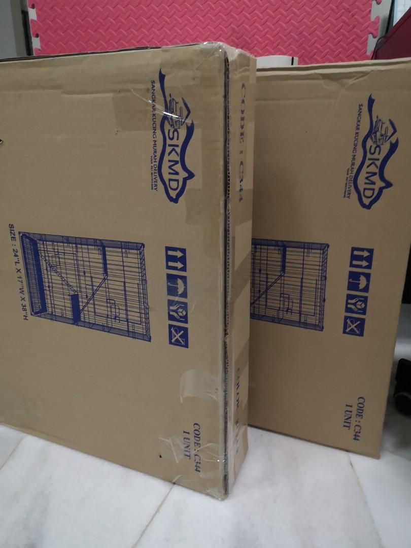 Cat Cage ( Sangkar Kucing), Pet Supplies, Pet Accessories on Carousell