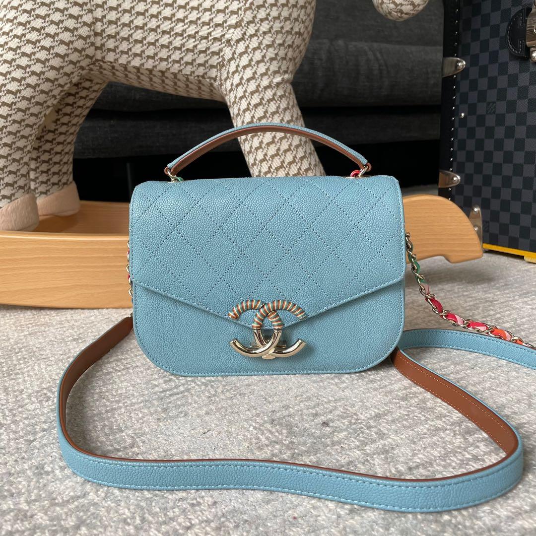 Chanel Thread Around Flap, Luxury, Bags & Wallets on Carousell