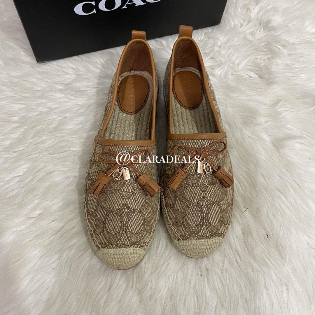 Coach Carson Shoes Espadrilles, Women's Fashion, Footwear, Loafers on  Carousell