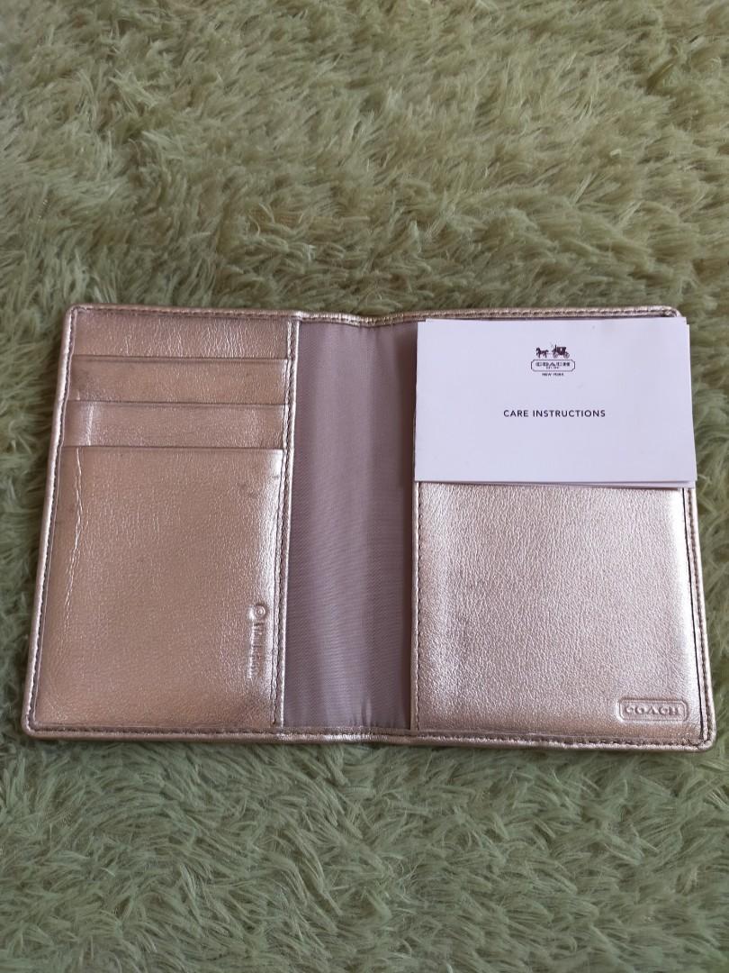 Coach Passport Holder, Luxury, Bags & Wallets on Carousell