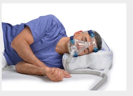 Contour CPAPMax Pillow 2.0 (Category: Other Assistive Aids) located in Marikina City. Submitted by skowshop (Listing ID 1071483435, Image 2). Description: • Minimize Mask Leaks: Custom side cutouts improve mask fit and reduce interference • Choose the Comfort: One pillow, two choices: Ventilated memory foam with cool 3D mesh cover or plush fiberfill for the feel of a traditional pillow. • Control your Hose: The hose tether allows users to move ea