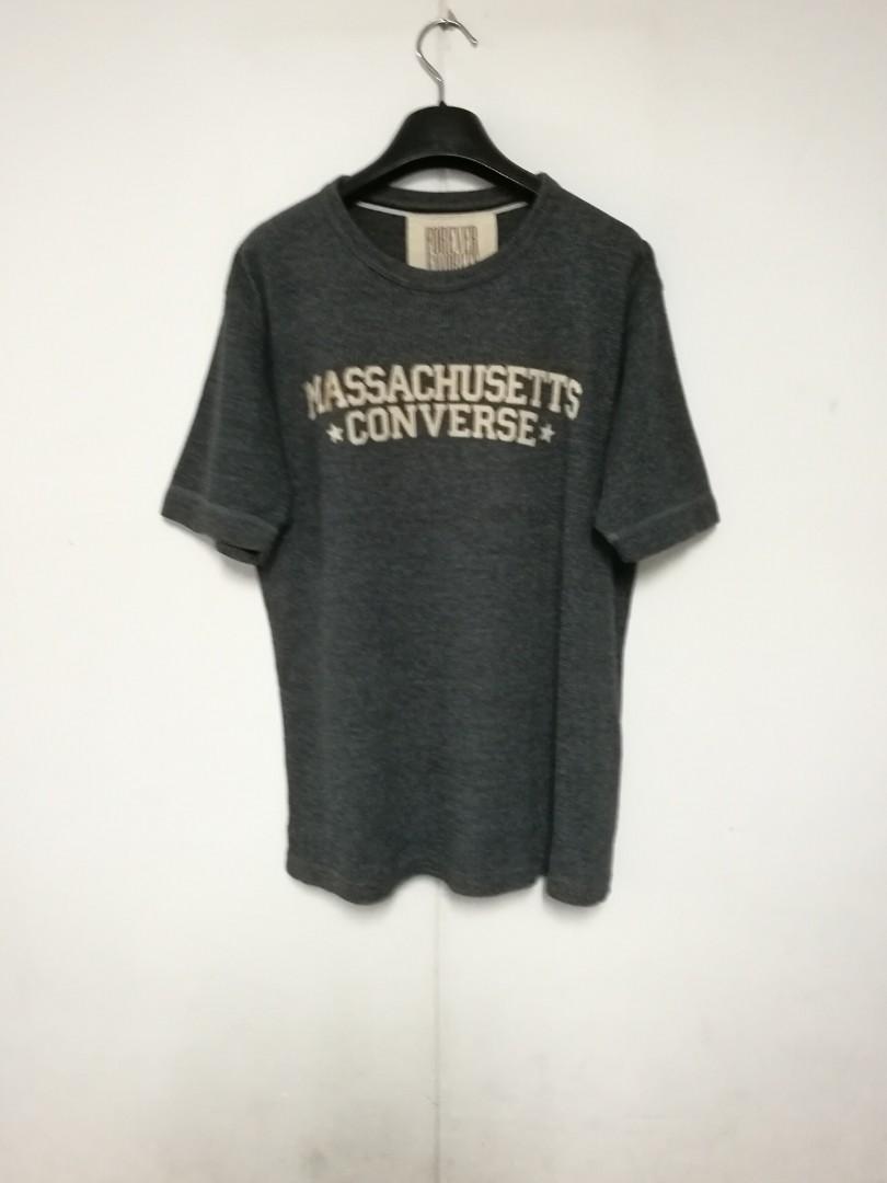 Helt vildt Fearless Rejse tiltale CONVERSE 'Massachusetts' T-Shirt, Men's Fashion, Tops & Sets, Tshirts &  Polo Shirts on Carousell