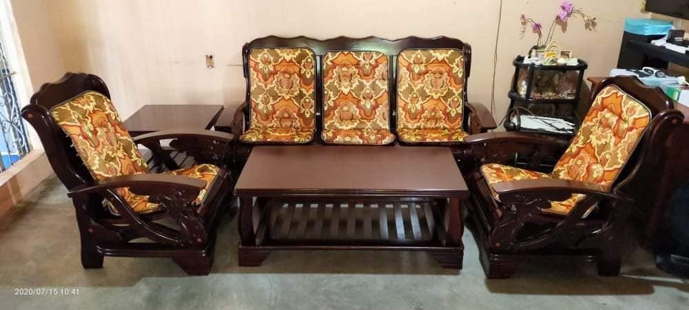 DRAGON SALA SET MADE OF MALAYSIAN WOOD Furniture Home Living